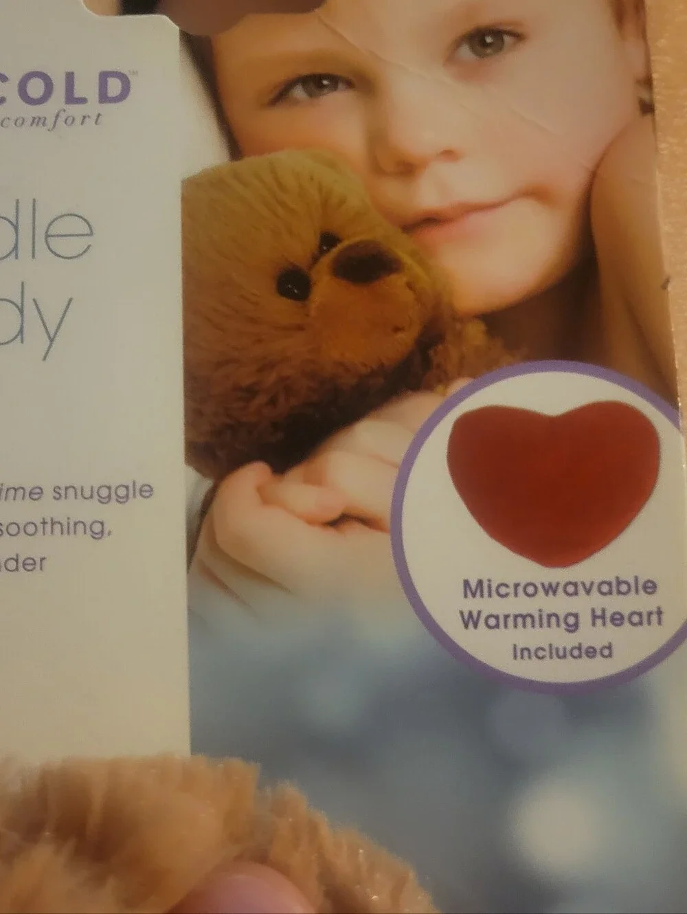 NWT Therapy Bear Heat & Cold Scented Lavender Comfort Cuddle Buddy Brown Ages 3+ - Picture 5 of 7